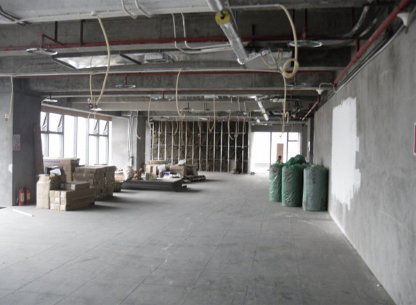 辦公室裝修施工現(xiàn)場實(shí)景圖