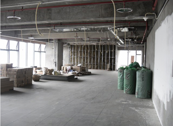 辦公室裝修施工現(xiàn)場實(shí)景圖