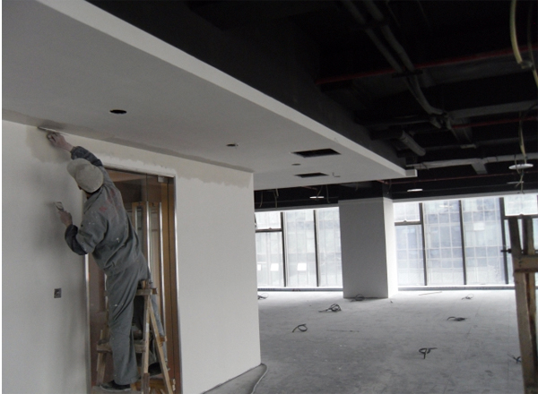 辦公室裝修施工現(xiàn)場實(shí)景圖